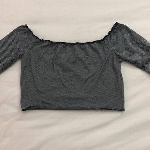 Forever 21 off the shoulder crop top
